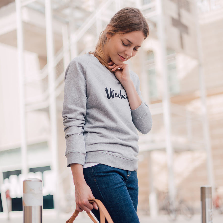 How to style grey sweater